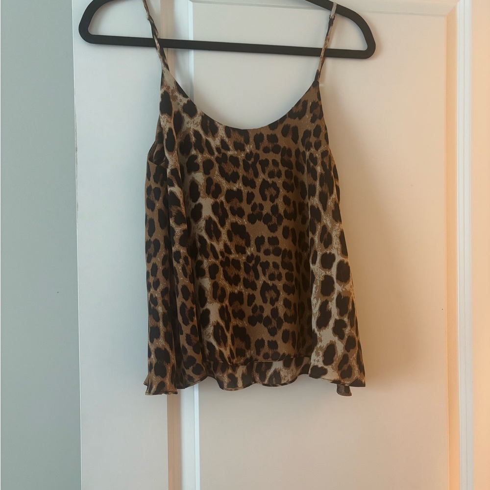 Leopard Print Women's Tank Top